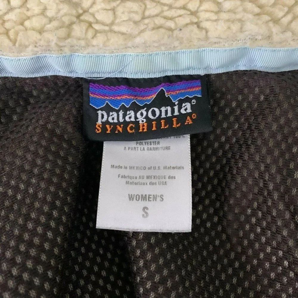 Vintage 90s Patagonia Synchilla Fleece Jacket S - Picture 7 of 7